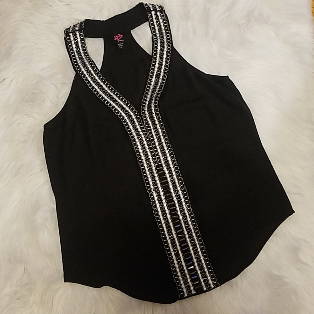 2B Bebe Beaded Top